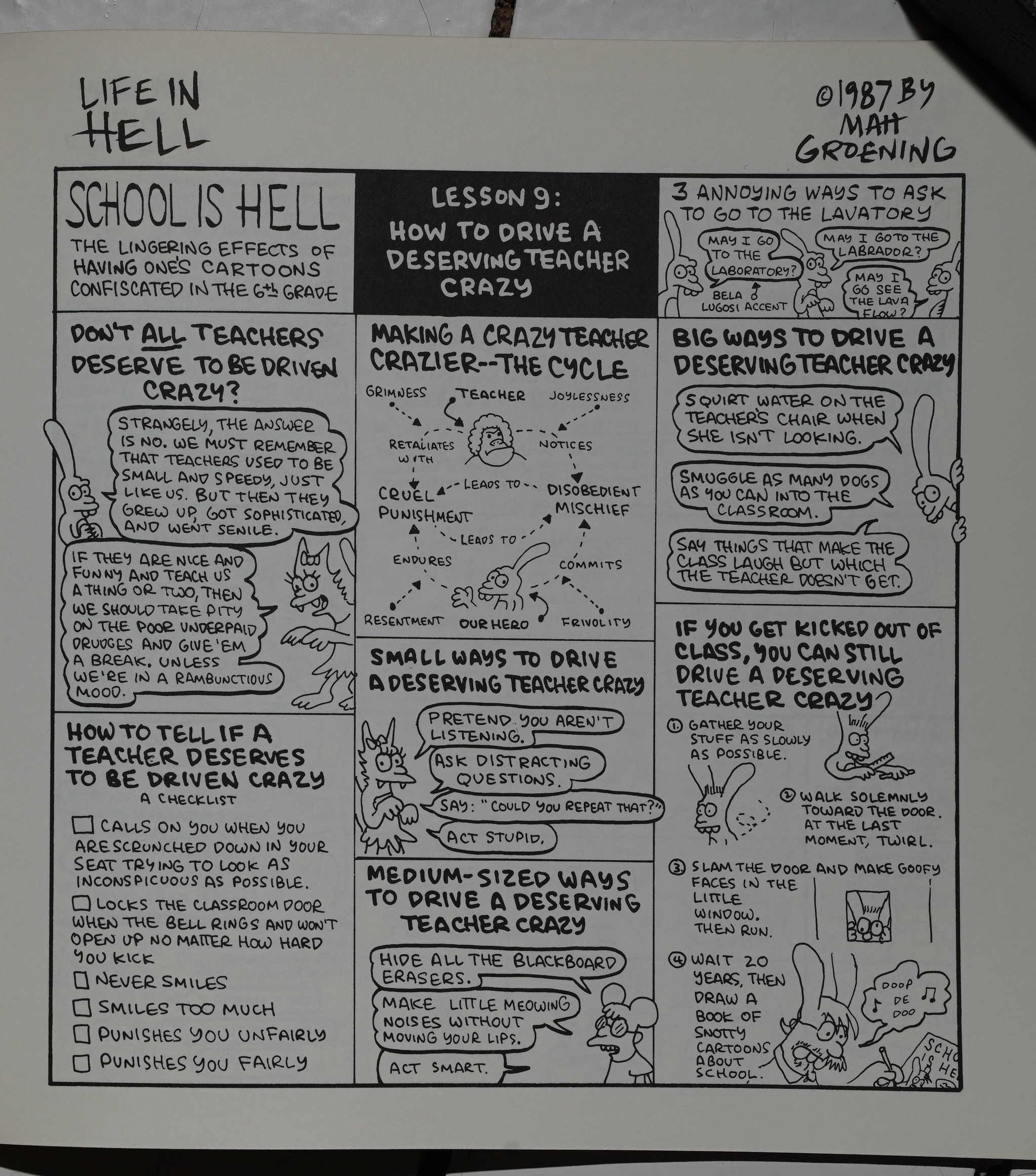 matt groening school is hell