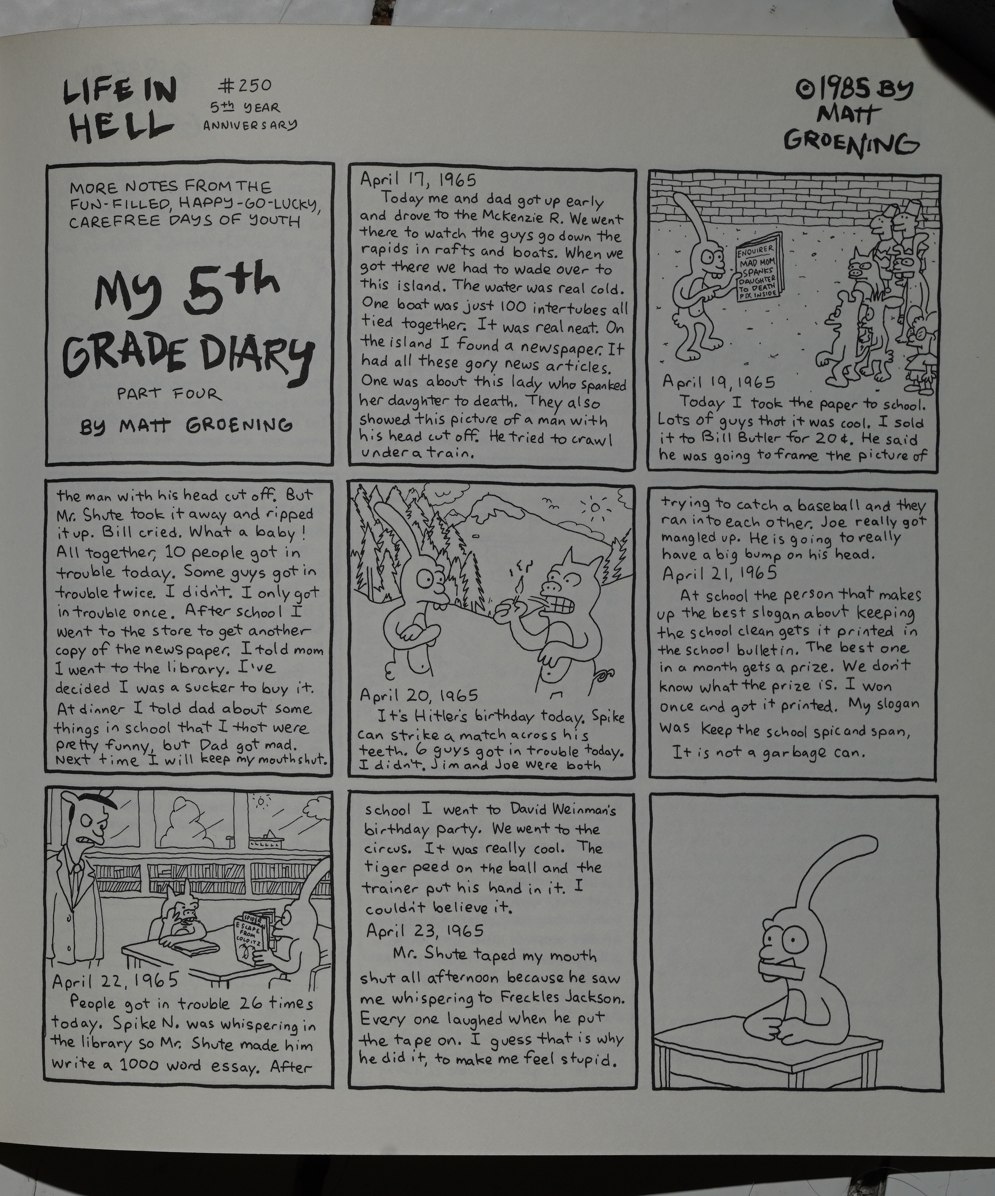 matt groening school is hell