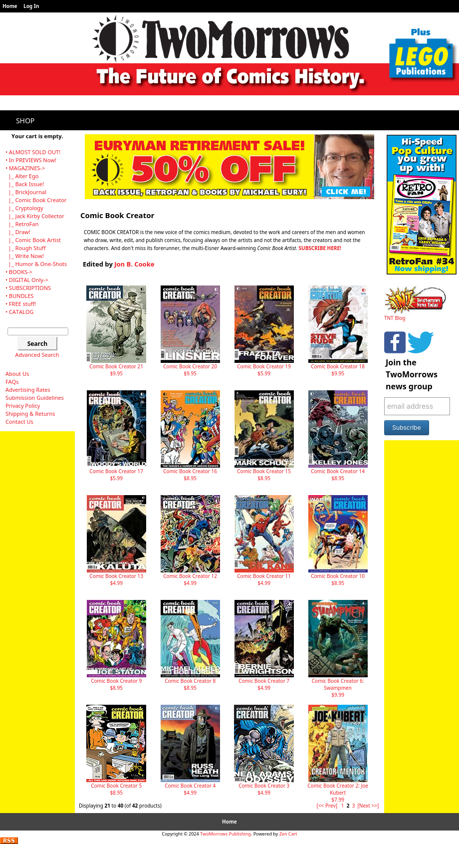 The Search Engine For Magazines About Comics – Random Thoughts