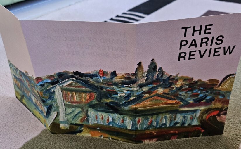 Such a prestigious invitation to the Paris Review Spring Revel