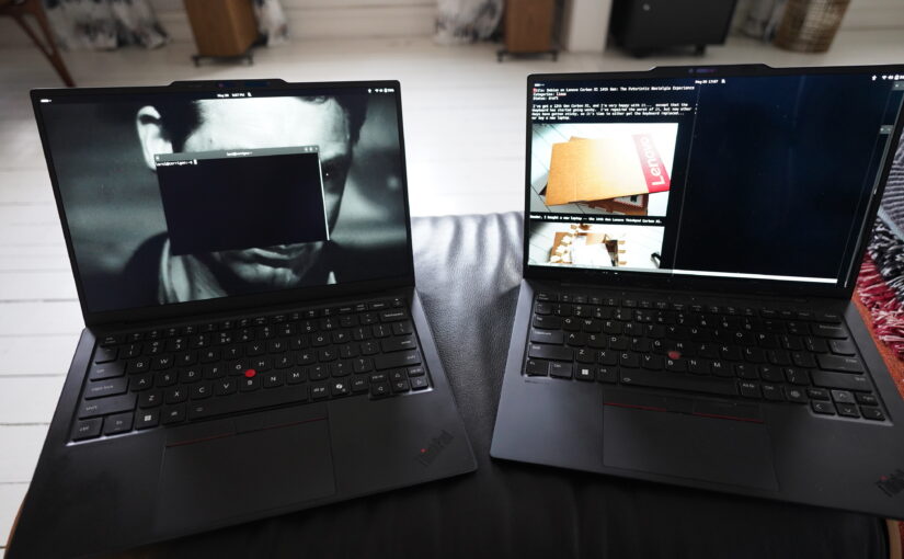 Debian on Lenovo Carbon X1 14th Gen: The Futuristic Nostalgia Experience